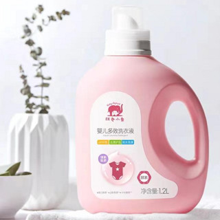 红色小象 婴幼儿多效洗衣液 1.2L+500ml*2