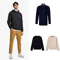 TOMMY HILFIGER 连帽半高领卫衣*1+抓绒连帽卫衣*1+衬衫外套*1