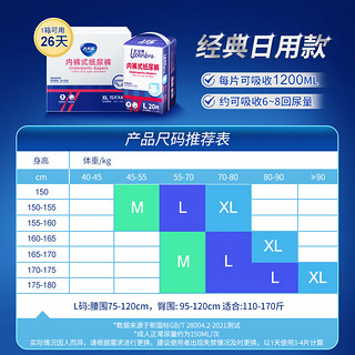 老来福 日用款成人纸尿裤老人臀围（95-120cm）L20片拉拉裤老年人尿不湿