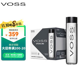 VOSS 芙丝 苏打气泡水饮料 800ml*12瓶