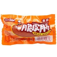 盐津铺子脆皮肠玉米肠脆辣肠休闲零食小火腿肠热狗零食品 1斤脆皮肠g
