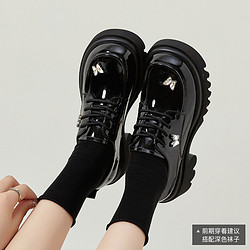 ZGR 乐福鞋女2023新款秋季皮鞋女黑色女鞋舒适单鞋