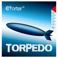 Efforter 艾弗特 Torpedo 鱼雷 进攻型下沉乒乓球生胶套胶 红 G2蛋糕绿1.8