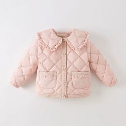 davebellakids戴维贝拉儿童羽绒服冬款大童冬装新款女童白鸭绒外套