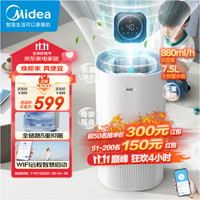 Midea 美的 SZK-1Y80 无雾喷淋式加湿器