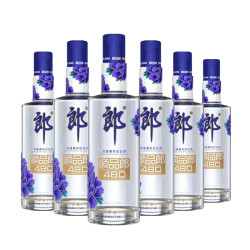 langjiu郎酒顺品郎480ml6瓶蓝款45度浓酱兼香型高度白酒
