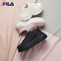 【高圆圆同款】FILA斐乐女鞋帆布鞋休闲板鞋小白鞋运动鞋LAVA厚底