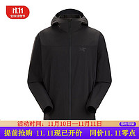 ARC'TERYX 始祖鸟 ARC’TERYX）轻型连帽软壳衣外套夹克风衣男 黑色-X06292(7669) L（建议80-90kg）