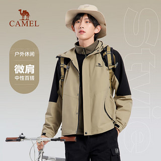 CAMEL 骆驼 夹克男士户外登山衣服防风雨水休闲运动外套