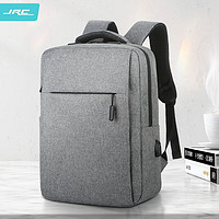 JRC 笔记本电脑包双肩包背包商务男女士学生书包17.3英寸适用游戏本