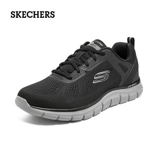 SKECHERS 斯凯奇 男鞋秋季缓震轻便跑步鞋网面透气运动休闲鞋