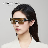 BURBERRY 博柏利 太阳镜嘻哈潮流前卫街拍明星同款一片式镜片墨镜宝岛4291