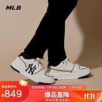 MLB 复古学长鞋厚底增高鞋3ASXCA12N-50WHS纽约洋基队/米白色37.5/235