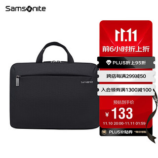 Samsonite 新秀丽 14英寸手提电脑包 BP5 6.5L 黑色