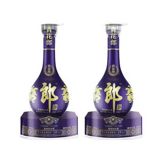 LANGJIU 郎酒 青花郎 53度青花郎 558ml*2瓶 双瓶装 高度酱香型白酒