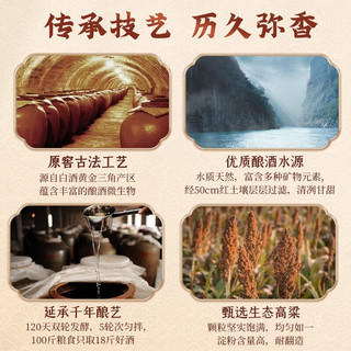小糊涂仙 小糊涂神 52度浓香型白酒 600ml*6瓶