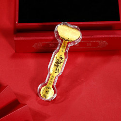 lossot劳梭黄金足金如意福礼盒收藏投资金摆件新年贺岁黄金礼品