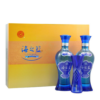 YANGHE 洋河 52度 洋河蓝色经典 海之蓝 礼盒装480ml*2 白酒 江苏