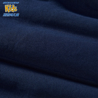 Skechers斯凯奇男女童羊羔绒卫衣2023贴布绣设计时尚儿童上衣L423K102 中世纪蓝/007D 170cm