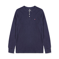 88VIP：TOMMY HILFIGER 男士圆领长袖T恤 09T4076-001