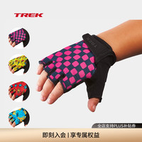 崔克（TREK）Circuit 儿童男女舒适耐磨柔软缓震半指骑行手套 粉色 S/M