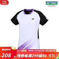 YONEX/尤尼克斯 110333BCR/210333BCR 23FW比赛系列 款运动T恤yy 210333BCR 白色（女款） XO