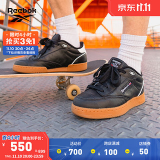 Reebok锐步23男女款CLUB C BULC复古运动休闲板鞋 100033925 中国码:40 美码:7.5