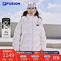 FILAFUSION 斐乐潮牌羽绒服女时尚宽松保暖连帽上衣