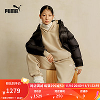 彪马（PUMA） 女子运动休闲连帽羽绒外套 DOWN PUFFER JACKET 678342 黑色-01 S(155/80A)