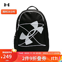 安德玛 UNDERARMOUR）Hustle Play男女训练运动双肩背包1372289 黑色001 均码