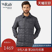 RAB睿坡Downtime秋冬男士700蓬轻量防泼水羽绒服防撕裂QDB-60