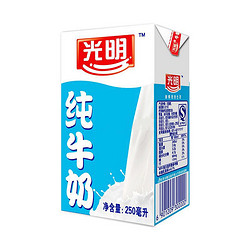 Bright 光明 纯牛奶200ml*24盒/整箱学生营养早餐奶箱装纯奶