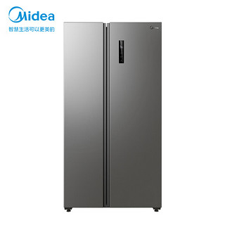 Midea 美的 冰洗套装 慧鲜系列607升变频对开门冰箱BCD-607WKPZM(E)+10公斤全自动洗烘一体机