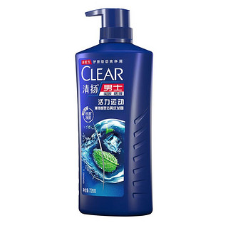 移动端、京东百亿补贴：CLEAR 清扬 活力运动薄荷型 男士去屑洗发露720g(新老包装随机发)