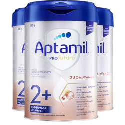 Aptamil 爱他美 白金德文版 HMO幼儿配方奶粉 2+段 800g*3罐