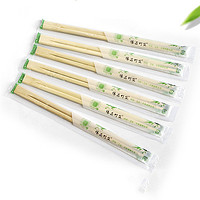 百厨坊 一次性双生筷子外卖打包筷子卫生方便筷OPP绿色包装1000双