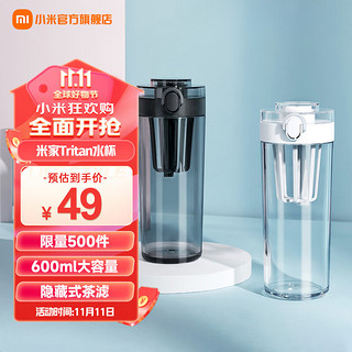 MIJIA 米家 SJ010501X 塑料杯 600ml 深灰