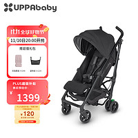 UPPAbaby G-luxe婴儿推车超轻便携可坐可躺宝宝伞车 黑色-JAKE