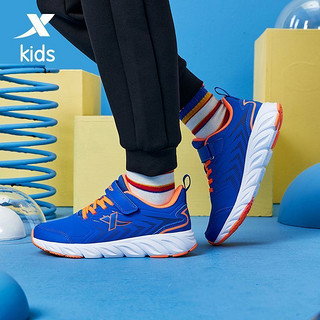 XTEP 特步 童鞋男童运动鞋春季皮革面防水跑步鞋子女童中大童儿童鞋