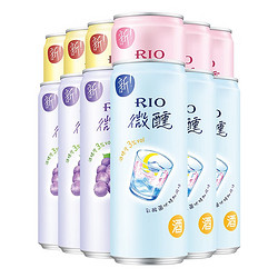 RIO 锐澳 微醺鸡尾酒 330ml*12罐（百香果3白桃3葡萄3乳酸菌3）