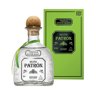 Patrón 培恩 Patron）银樽 墨西哥 龙舌兰蒸馏酒 洋酒 1000ml