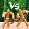DZQ 竹节人对战玩具六年级高级版桌子孙悟空双人材料包小学生怀旧木质