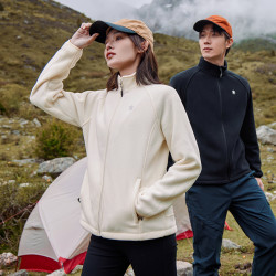 Pioneer Camp 摇粒绒外套男2023秋冬抓绒衣双面绒加厚冲锋衣内胆保暖开衫女款