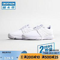 DECATHLON 迪卡侬 女款运动鞋网面轻便休闲鞋跑步鞋FEEL 女款白色 39