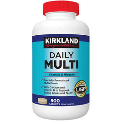 KIRKLAND Signature 科克兰 Kirkland 柯克兰复合维生素美国进口 500粒/瓶（EXP：2024/8月）