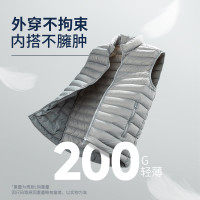 最后4小时、一夜入冬：DECATHLON 迪卡侬 男士羽绒服马甲 8647430