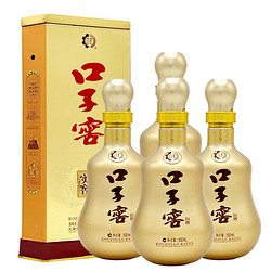 口子窖 十年型兼香型白酒50度500ml*4瓶 整箱装 纯粮口子酒 送礼宴请