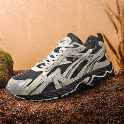 deerway德尔惠秋冬徒步登山鞋男运动鞋透气潮流鞋子跑步鞋男休闲鞋