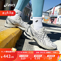 亚瑟士ASICS跑步鞋女鞋缓震透气运动鞋舒适回弹网面跑鞋 GEL-FLUX CN 浅灰色/白色 37