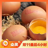 德青源 安全鲜鸡蛋30枚1.29kg  无抗生素 谷物喂养